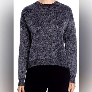 NWOT Hugo Boss Women Sweater Merino gray METALLIC SPARKLE great for holidays